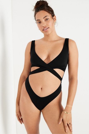 Victoria's Secret Body Wrap Swimsuit Rosa | 2731ZMNVU