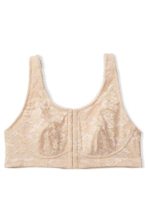 Victoria's Secret Body by Victoria Front Fastsättning Non Wired Post Surgery Bra Champagne Nude | 2784UZDWO