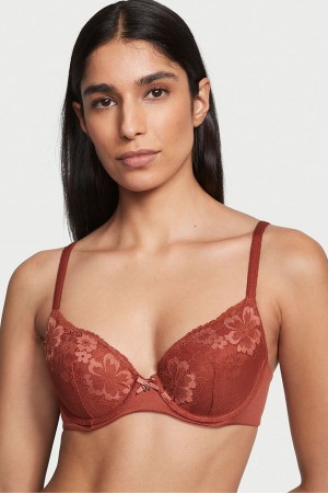 Victoria's Secret Body by Victoria Spets Lightly Fodrade Demi Bra Bruna | 8429QSFOP