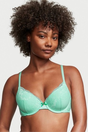 Victoria's Secret Body by Victoria Spets Lightly Fodrade Full Cup Bra Mintgröna Gröna | 0451LKHQE