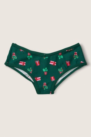 Victoria's Secret Bomull Cheeky Knickers Mörkgröna | 0293DJUCX