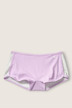 Victoria's Secret Bomull Korta Knickers Blå | 7163EZTOI