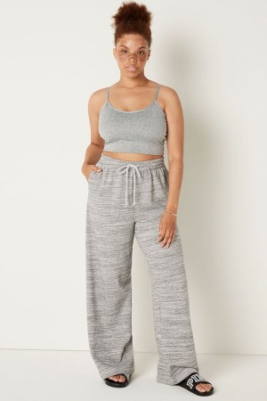 Victoria's Secret Breda Leg Jogger Svarta | 1089GTQDI