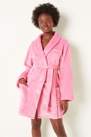 Victoria's Secret Cosy Dressing Gown Rosa | 8730KXDFE