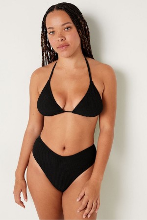 Victoria's Secret Crinkle Bikini Top Rosa | 6194RWLQD