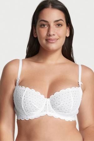 Victoria's Secret Dream Angels Broderie Scalloped Trim Bra Ensign | 5239VCDKT