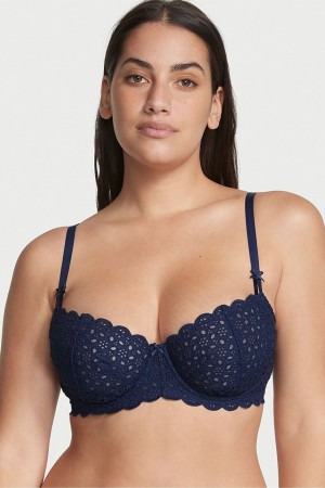 Victoria's Secret Dream Angels Broderie Scalloped Trim Bra Ensign | 0451HIPYB