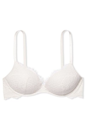 Victoria's Secret Dream Angels Spets Lightly Fodrade Non Wired Bra Vita | 6987YQKVO