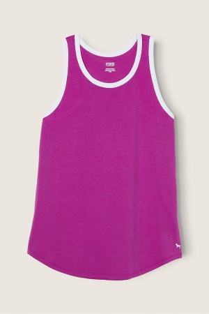 Victoria's Secret Everyday Ringer Tank Blå | 1354UTMHC