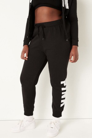 Victoria's Secret Fleece Lounge Jogger Svarta | 9652TGCOE