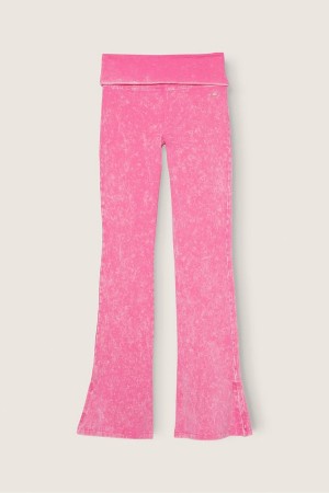 Victoria's Secret Foldover Flare Legging Lila | 5310YTAVM