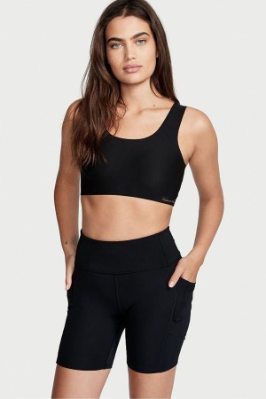 Victoria's Secret High Midja Cycling Korta Svarta | 0349SMTJV