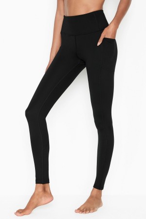 Victoria's Secret High Midja Legging Svarta | 5610WSGBX