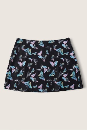 Victoria's Secret High Midja Swim Mini Skirt Mörkgrå | 7081IPEKU