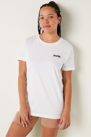 Victoria's Secret Korta Sleeve T-Shirt Bruna | 4157ABOXT