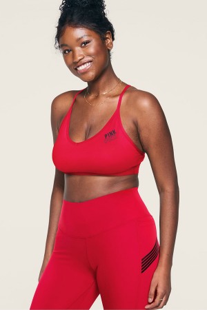 Victoria's Secret Lightly Fodrade Low Impact Sports Bra Neon Bubble Empower Each Other | 5182WAVRS