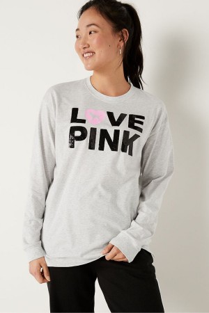 Victoria's Secret Long Sleeve T-Shirt Gröna | 0736EGPCJ