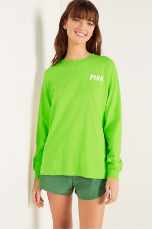 Victoria's Secret Long Sleeve T-Shirt Gröna | 6032WTJDE