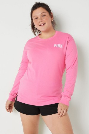 Victoria's Secret Long Sleeve T-Shirt Gröna | 3825XSAHV