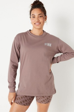 Victoria's Secret Long Sleeve T-Shirt Gröna | 1098NTBRV