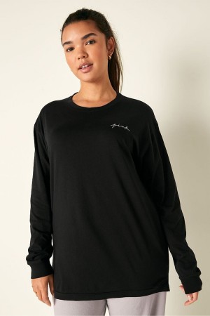 Victoria's Secret Long Sleeve T-Shirt Lila | 9670NXSTW