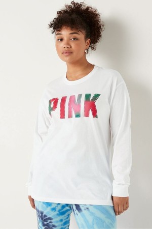 Victoria's Secret Long Sleeve T-Shirt Lila | 6081JGHUI