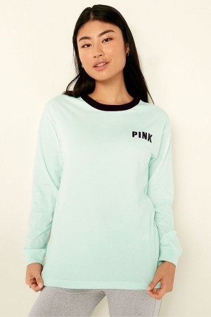 Victoria's Secret Long Sleeve T-Shirt Svarta | 1352WGQLV