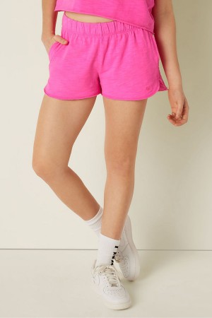 Victoria's Secret Lounge Bomull Shorts Rosa | 2154TYHQX