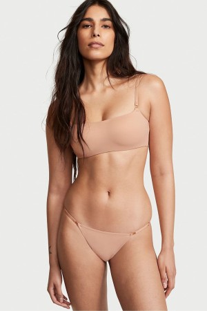 Victoria's Secret Love Cloud Smooth Bikini Knickers Sweet Nougat Nude | 2041VYPKC