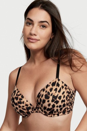 Victoria's Secret Love Cloud Smooth Bra Bruna Leopard | 8403YIOTE