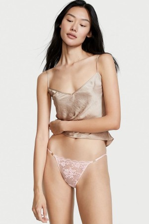 Victoria's Secret Love Cloud Spets Bikini Knickers Röda | 8417JYTQA