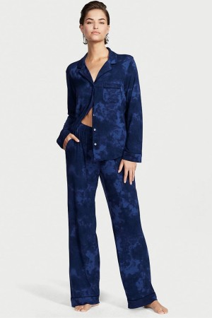 Victoria's Secret Modal Long Pyjamas Grå | 3401HLNOF