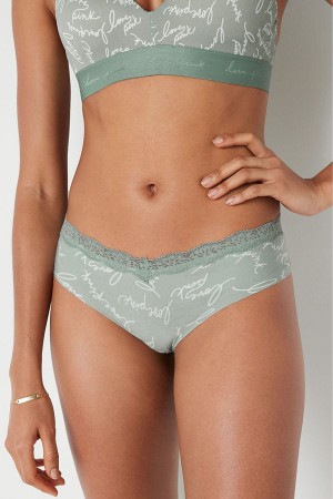 Victoria's Secret No-Show No Show Cheeky Knickers Gröna | 2451ZFOCS