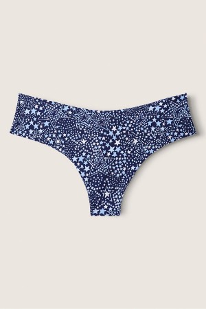 Victoria's Secret No-Show No Show String Knickers Blå | 1347TXMDC