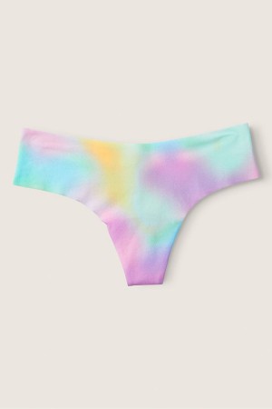 Victoria's Secret No-Show No Show String Knickers Rosa | 9268OUQEJ