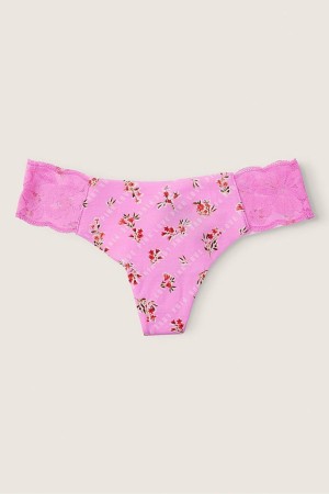 Victoria's Secret No-Show No Show String Knickers Blå | 6785VAHPE