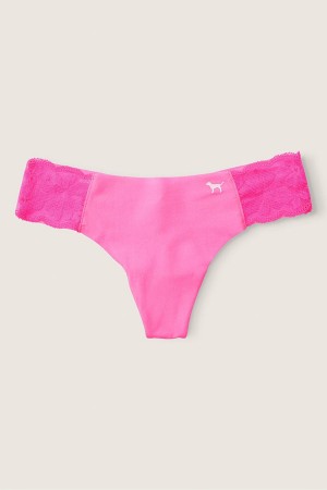 Victoria's Secret No-Show No Show String Knickers Rosa Rosa | 2107PKXDL