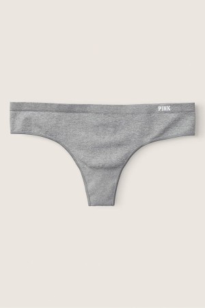 Victoria's Secret No-Show No Show String Knickers Grå | 1746GHNOJ