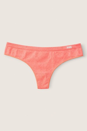 Victoria's Secret No-Show No Show String Knickers Korall Orange | 2419YFEXW