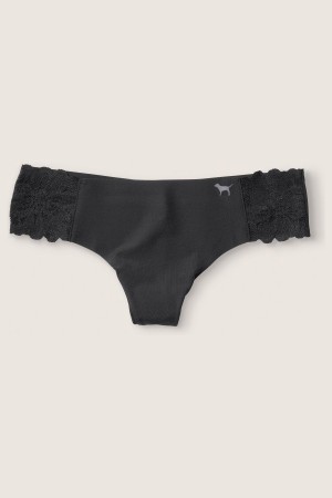 Victoria's Secret No-Show No Show String Knickers Svarta | 2751ZTQBN