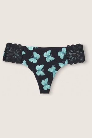 Victoria's Secret No Show String Knickers Rosa | 6027LHPDK