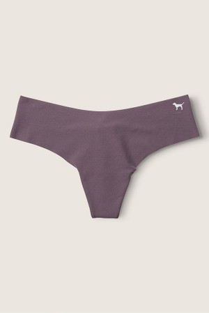 Victoria's Secret No Show String Knickers Mauve Quartz | 3784USJNW