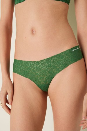 Victoria's Secret No Show String Spets Knickers Blå | 9548PLHSE