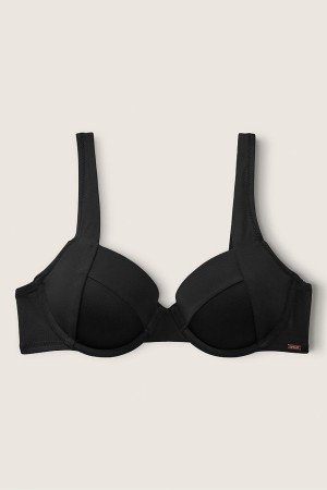 Victoria's Secret Push Up Bikini Top Svarta | 5310JAEMY