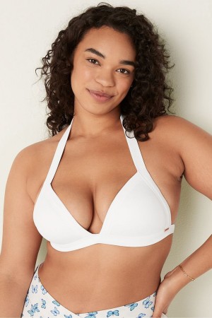 Victoria's Secret Push Up Triangle Halterneck Bikini Top Mörkgrå | 6829PXKBF