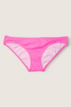 Victoria's Secret Ruched Front Bikini Bottoms Rosa Rosa | 4351MWGDY