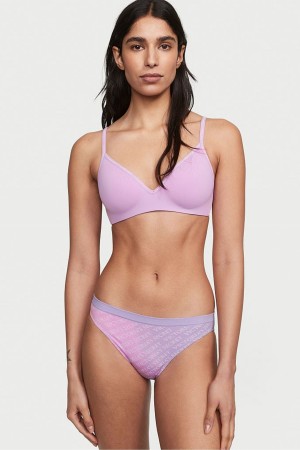 Victoria's Secret Seamless Bikini Knickers Lila | 4571VJQSH