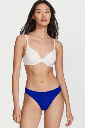 Victoria's Secret Seamless Bikini Knickers Blå | 8630LCXHI