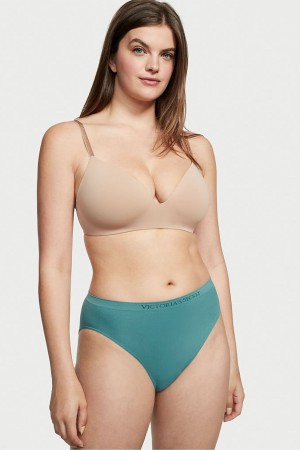 Victoria's Secret Seamless Bikini Knickers Gröna | 9253OHMLQ