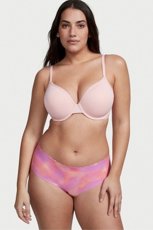 Victoria's Secret Sexy Illusions by Victorias Secret No Show Cheeky Knickers Rosa | 3042AKLSP